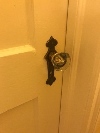 Original door knob of the house